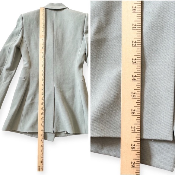 Theory Camogie Power Jacket, Double Breasted Blazer In Oregano, Size 00 - Picture 14 of 14